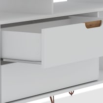 harvard white tv stand   