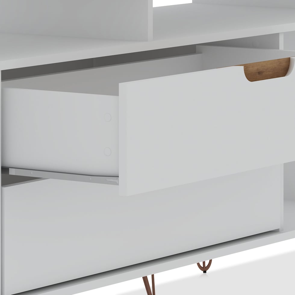 harvard white tv stand   