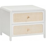 hattie white nightstand   