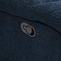 havana blue  pc reclining sectional   