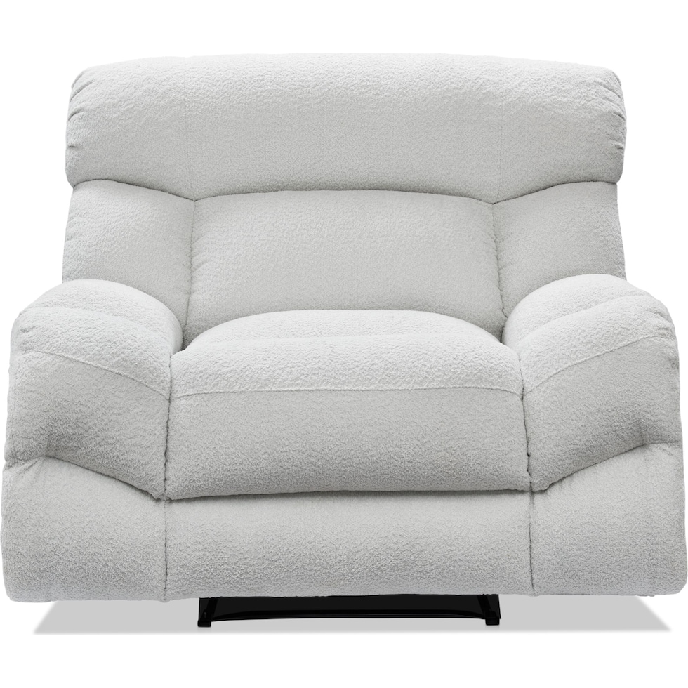 havana gray manual recliner   