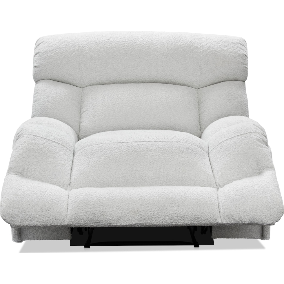 havana gray manual recliner   