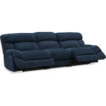 havana gray manual reclining sofa   