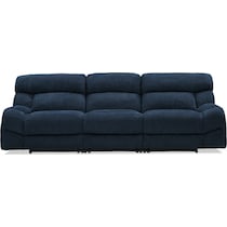 havana gray manual reclining sofa   
