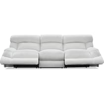 havana gray manual reclining sofa   