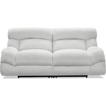 havana gray manual reclining sofa   