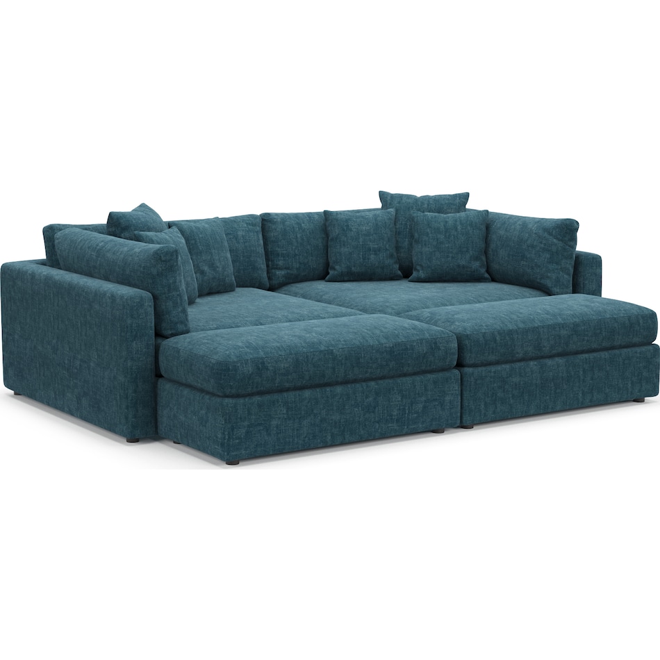 Haven 2Piece Media Sofa and 2 Ottomans Value City Furniture