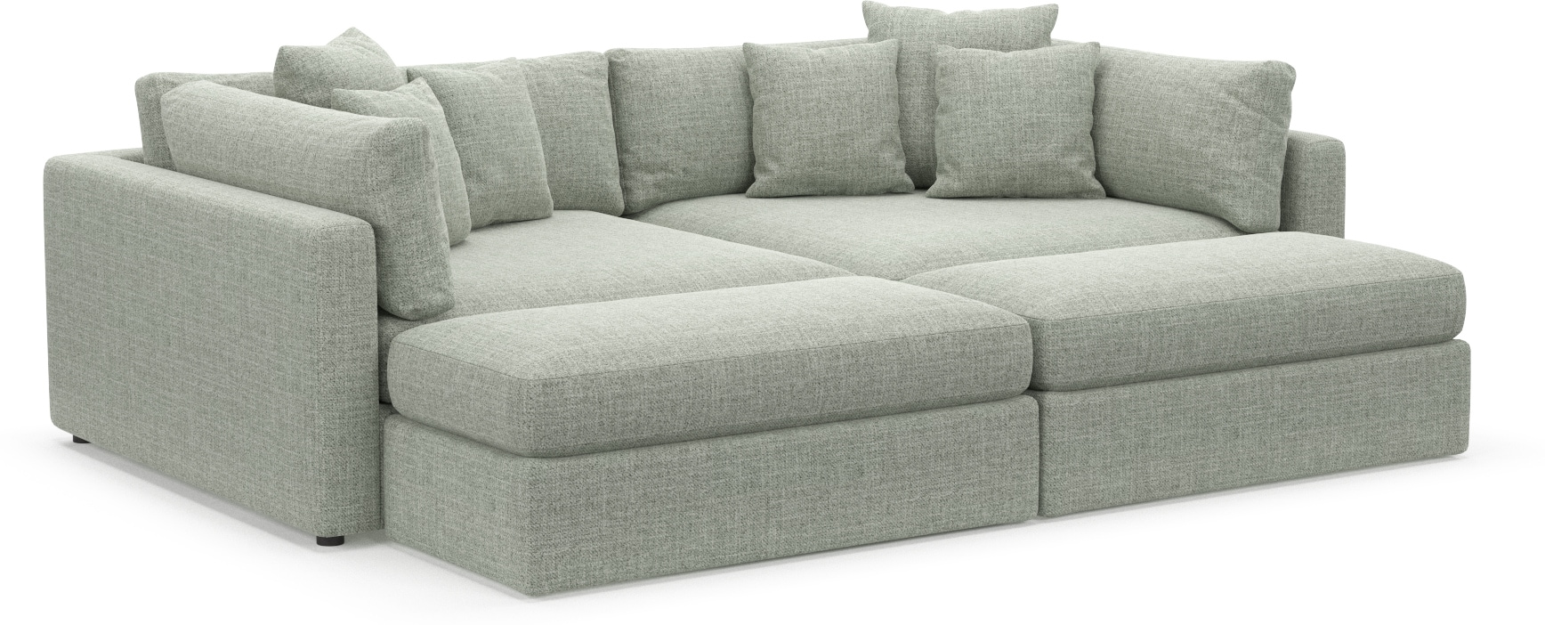 Haven 2Piece Media Sofa and 2 Ottomans Value City Furniture