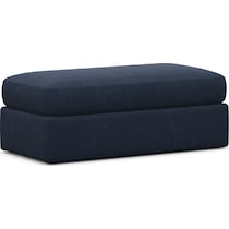 haven blue ottoman   