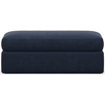 haven blue ottoman   