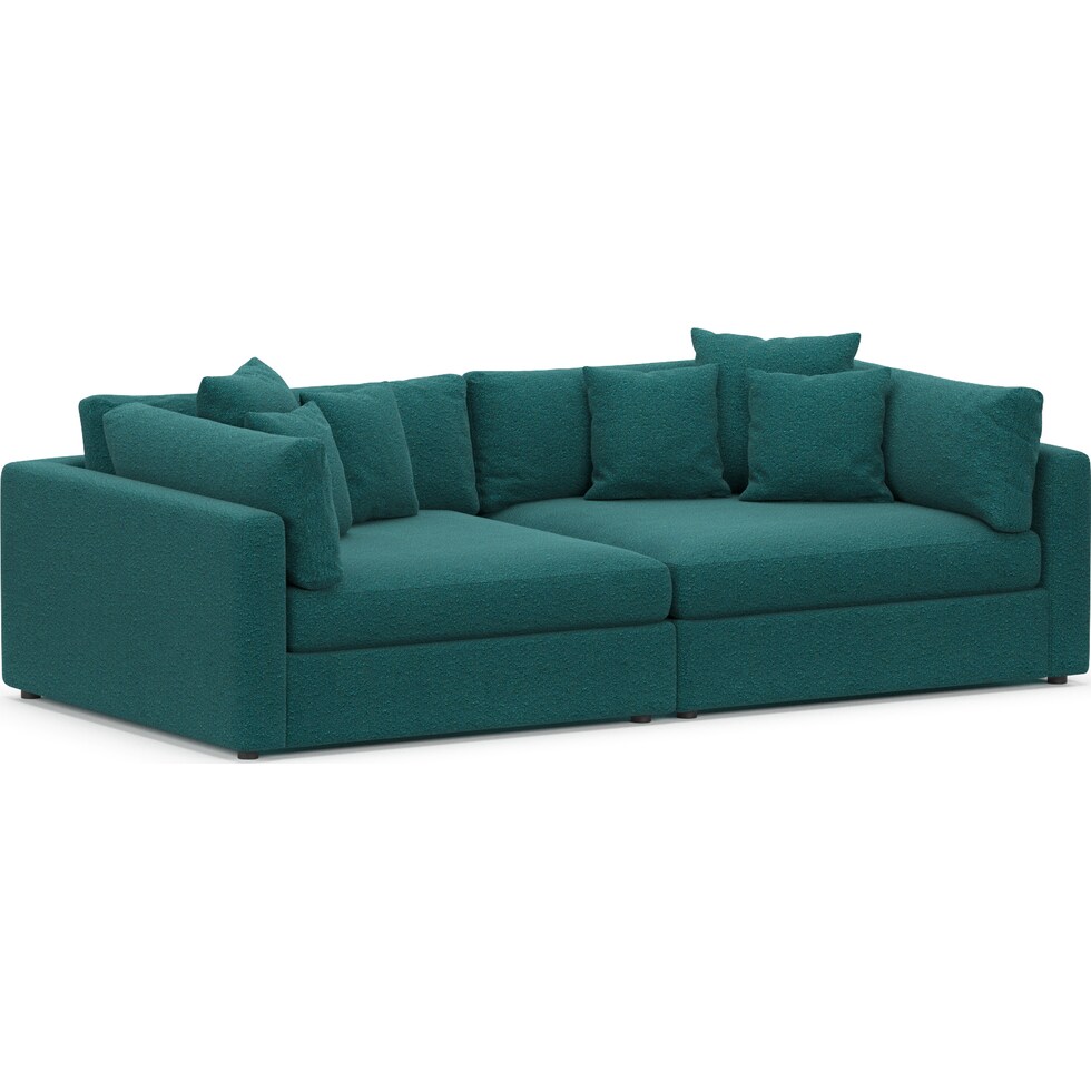 haven blue sofa   