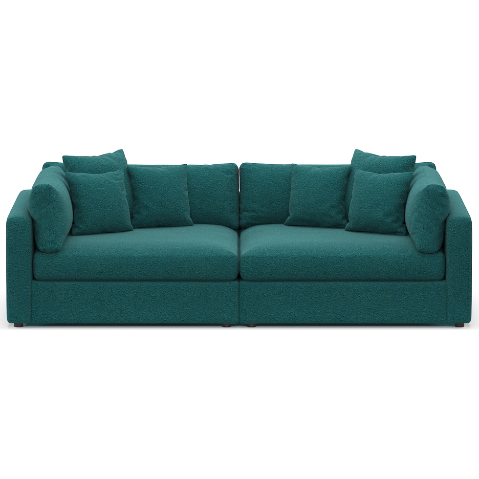 haven blue sofa   