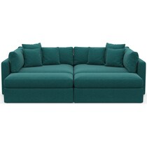 haven blue sofa   