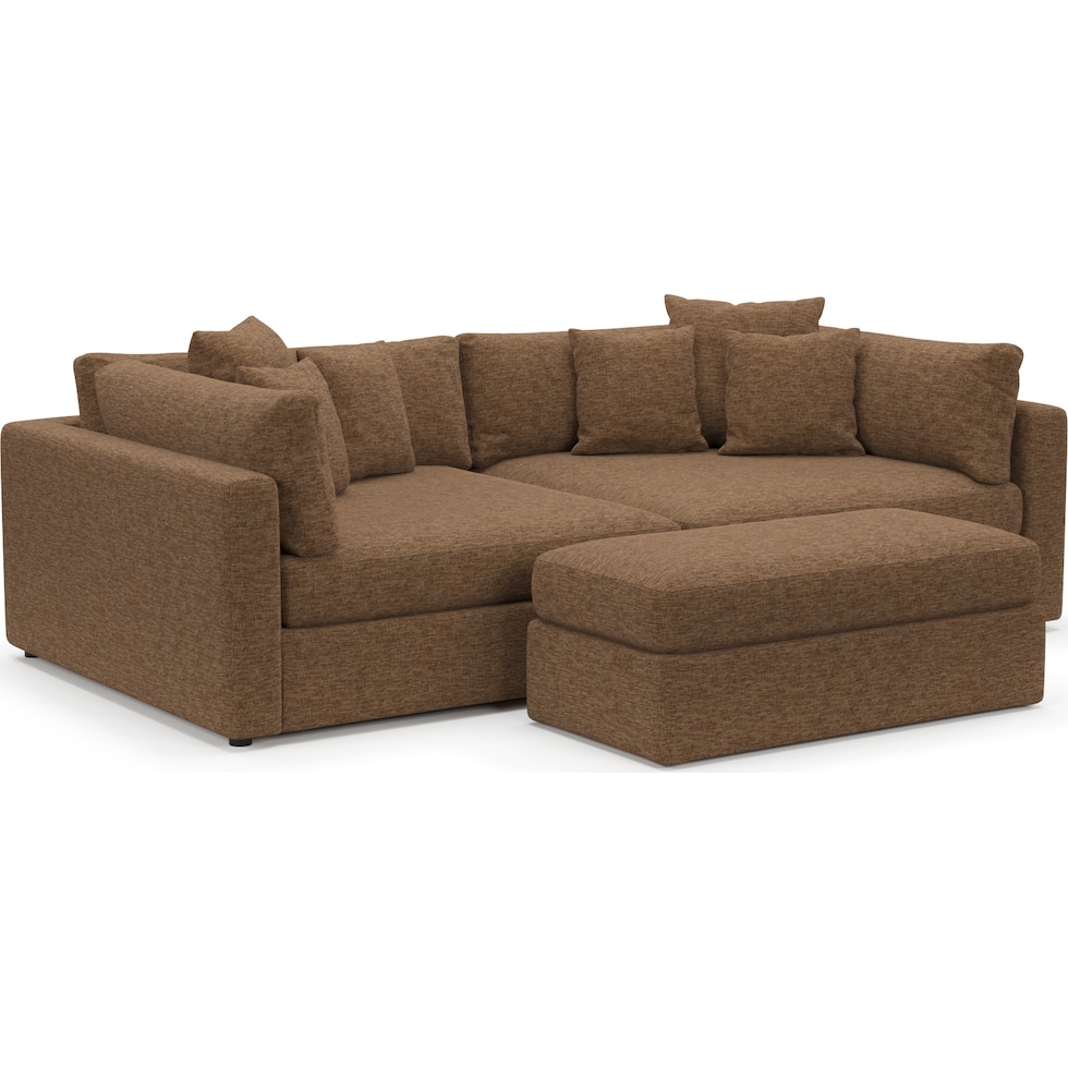 haven dark brown sofa   