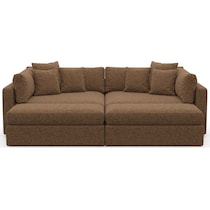 haven dark brown sofa   