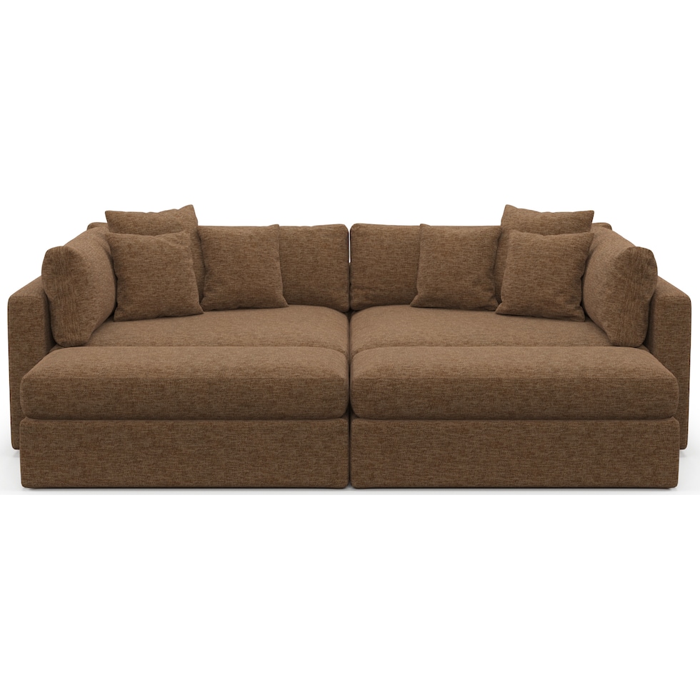 haven dark brown sofa   