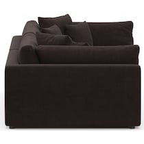 haven dark brown sofa   