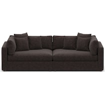 haven dark brown sofa   
