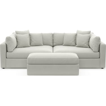 Haven 2-Piece Media Sofa and Ottoman