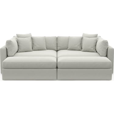 Haven 2-Piece Media Sofa and 2 Ottomans