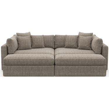 Haven 2-Piece Media Sofa and 2 Ottomans