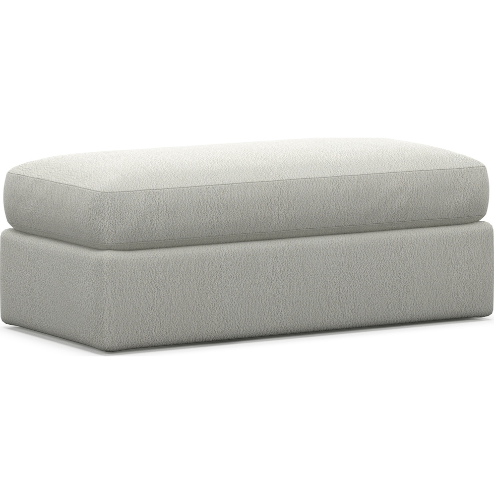 haven gray ottoman   