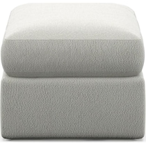 haven gray ottoman   