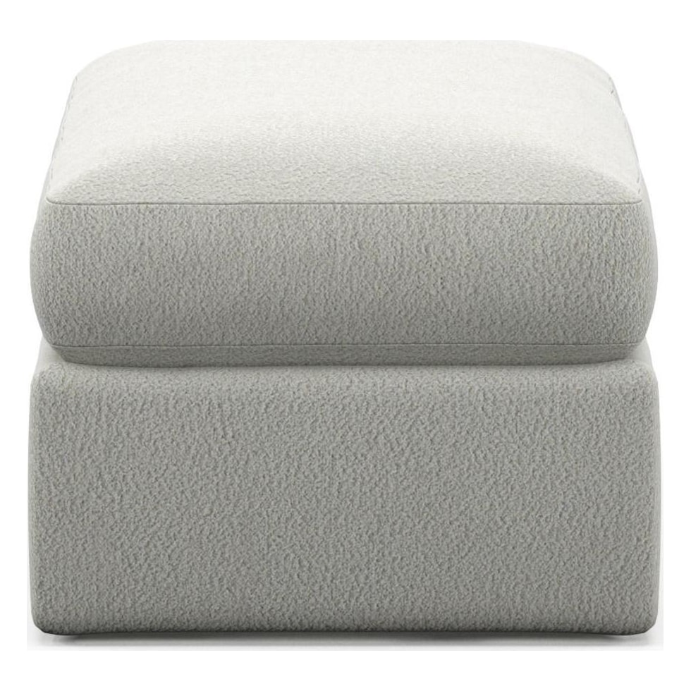 haven gray ottoman   