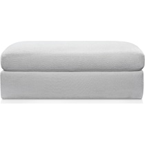 haven gray ottoman   