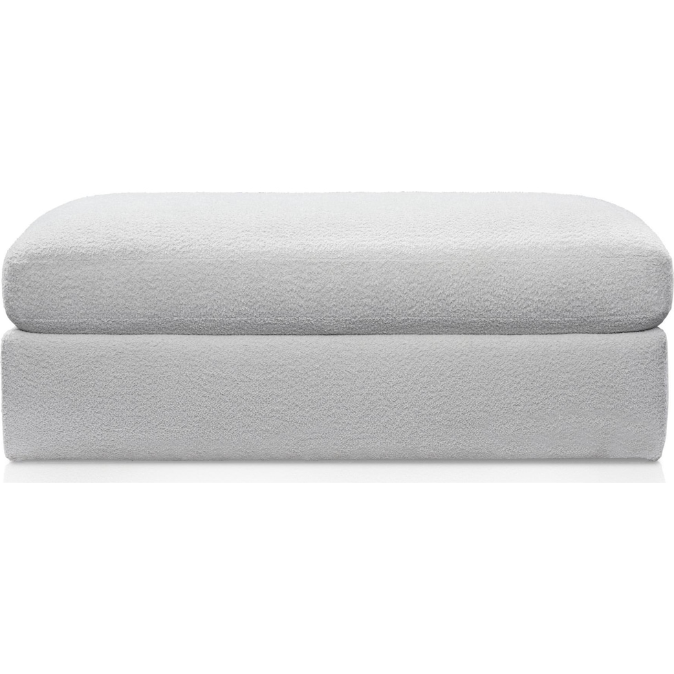 haven gray ottoman   