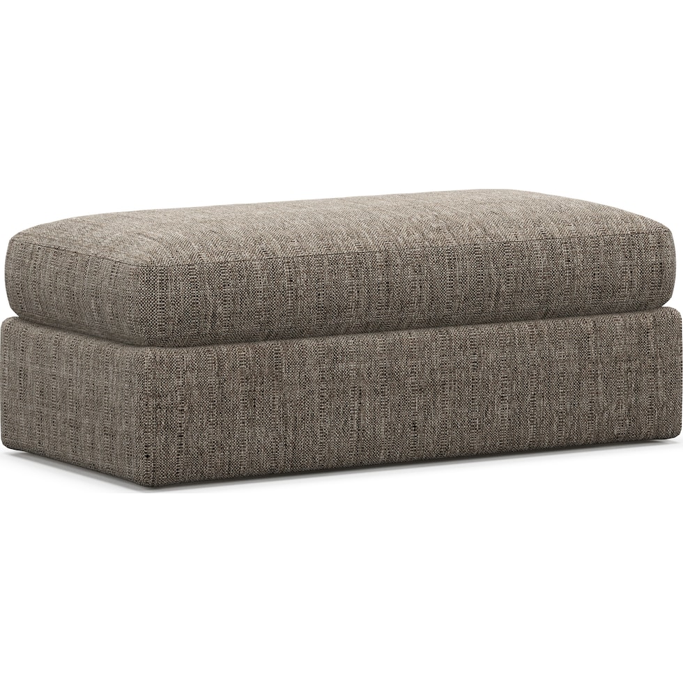 haven gray ottoman   