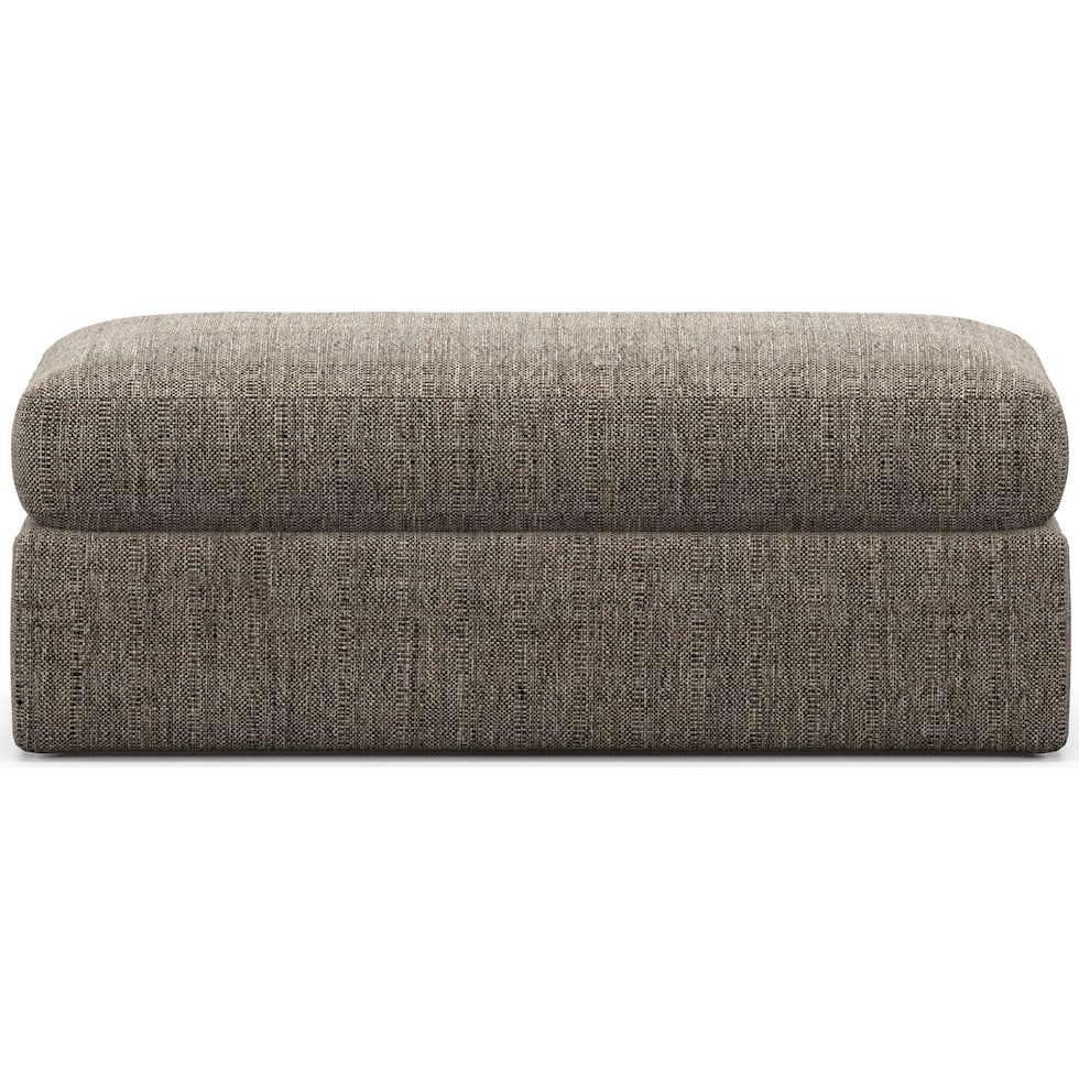 haven gray ottoman   