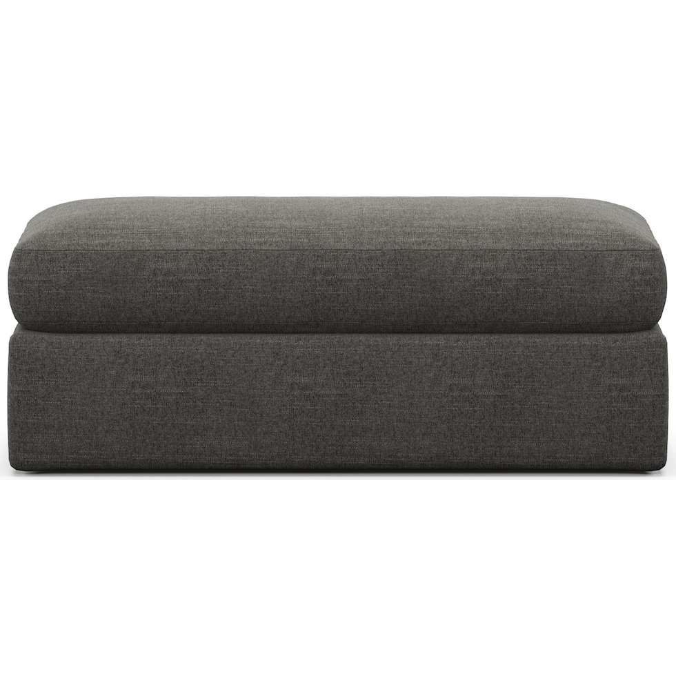 haven gray ottoman   