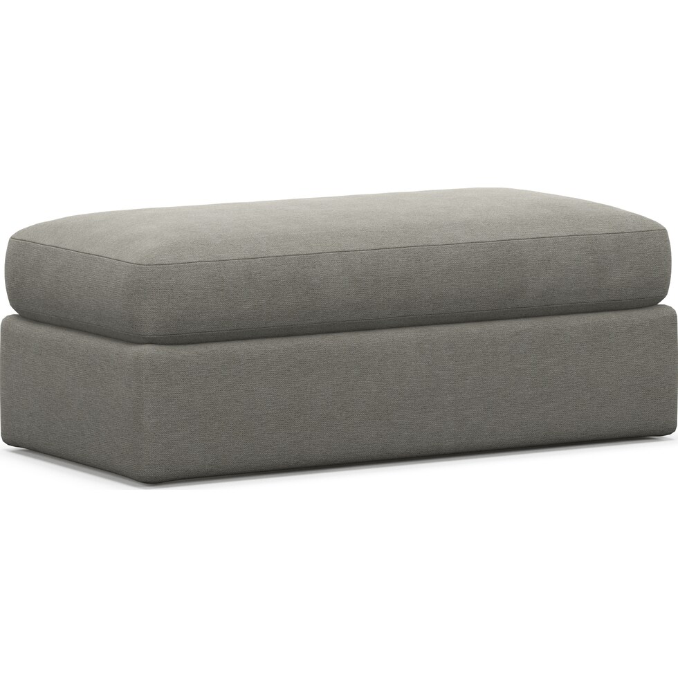haven gray ottoman   
