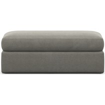 haven gray ottoman   