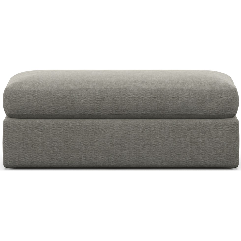 haven gray ottoman   