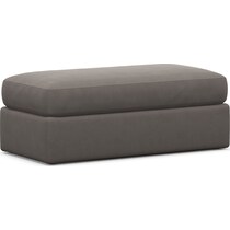 haven gray ottoman   