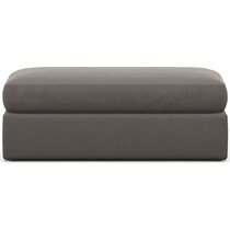 haven gray ottoman   