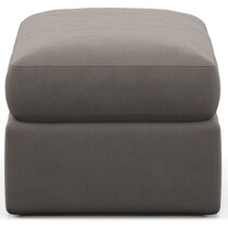 haven gray ottoman   