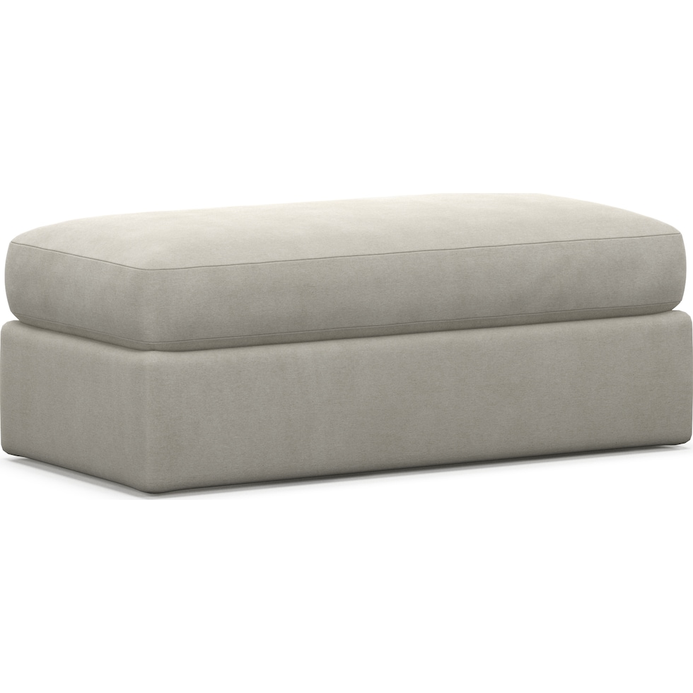 haven light brown ottoman   