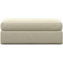 haven light brown ottoman   