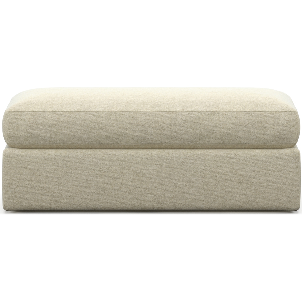 haven light brown ottoman   