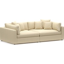 haven light brown sofa   