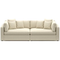 haven light brown sofa   