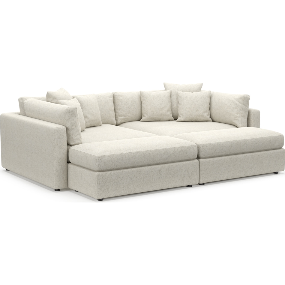 Haven 2Piece Media Sofa and 2 Ottomans Value City Furniture