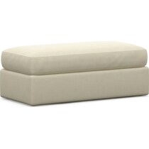 haven white ottoman   