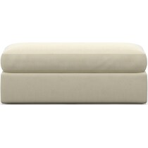 haven white ottoman   