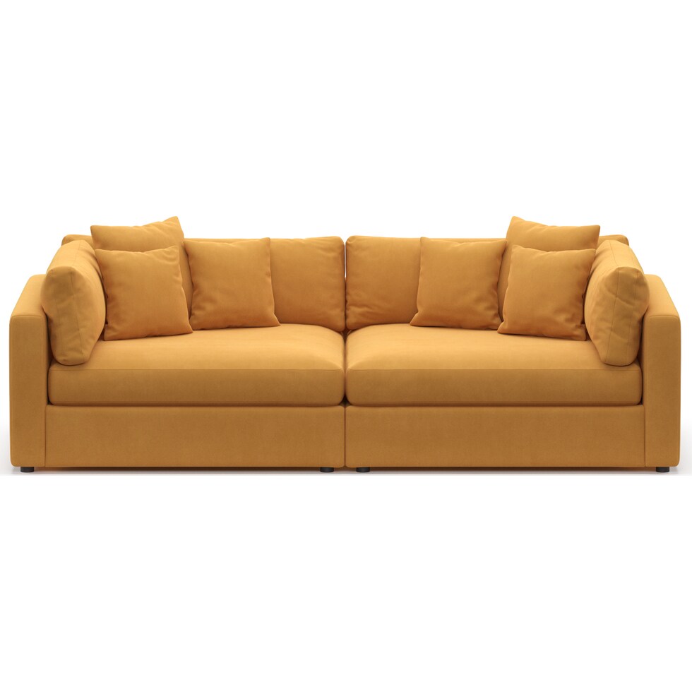 haven yellow sofa   