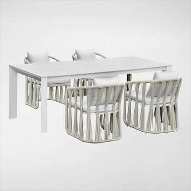 Havenwood Outdoor Dining Table and 4 Side Chairs