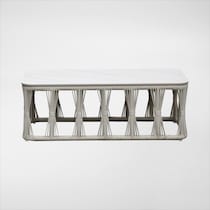 havenwood white outdoor coffee table   